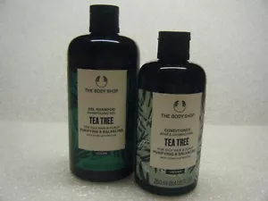 BODY SHOP " TEA TREE " SHAMPOO 400ml + CONDIZIONATORE 250ML - NUOVO - Foto 1 di 2