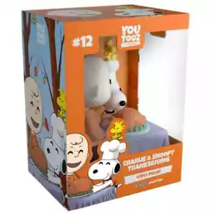 Youtooz: Peanuts Collection - Figura vinile Charlie & Snoopy Thanksgiving #12 - Foto 1 di 2