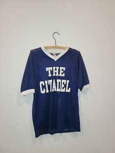 Vintage NCAA The Citadel Bulldogs Jersey Shirt , Soffe Shirts, medium retro