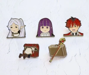 Frieren Beyond Journey's End Lapel Pins Badge Complete 5 Set Japan Limited - Picture 1 of 1