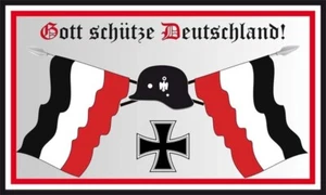 FLAGGE FAHNE 90 x 150cm SWR "DR - Gott schütze Deutschland 4691 - Picture 1 of 1