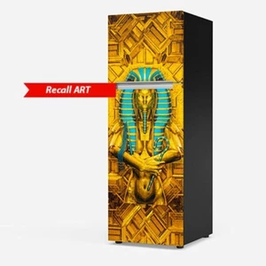 Egyptian Pharaoh Fridge Wrap. Refrigerator. Peel n Stick. Glossy Laminated - Picture 1 of 14