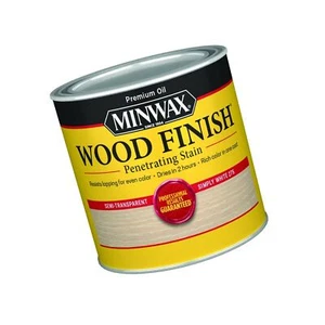 Minwax Wood Finish 227654444, Half Pint, Simply White - Picture 1 of 8