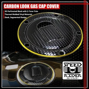 04-05 NINJA ZX-10R/6R/9R GAS CAP FUEL LID COVER PROTECTOR PAD BLACK/CHROME GOLD - Picture 1 of 4