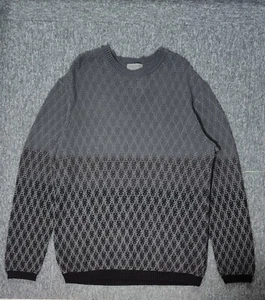 yohji yamamoto pour homme gradation crew neck knit sweater men's gray japan - Picture 1 of 9