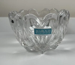 Marquis Waterford Crystal Stunning Votive Candle Glass Bowl Holder 4 x 2.5 inch - Picture 1 of 9