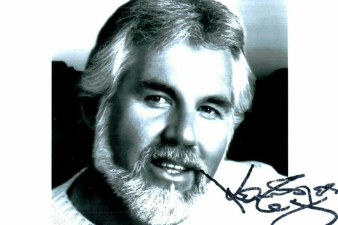 Kenny Rogers Original Signature On Fotoprint Card 10x15 - Nr.9044 A Cover