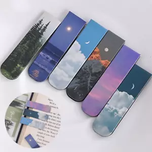 Magnetic Bookmarks Magnet Page Markers, Magnetic Page Clip (12 Pieces) - Picture 1 of 12