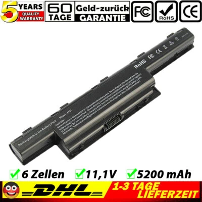 Akku für Packard Bell EasyNote LS11-HR LV44-HC NS44-HR TS13-SB P5WS0 MS2290 - Bild 1 von 4