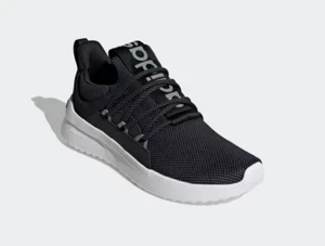 adidas Lite Racer Adapt 5.0 Running Shoes Slip On Black Grey Men's Size 8 GW9038 - Picture 1 of 8