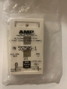 14 PEZZI AMP NETCONNECT PN 557505-1 - 2 PORTE - ALMOND - Photo 1/2
