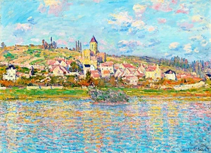 Vetheuil I A1+ by Claude Monet High Quality Canvas Print - Bild 1 von 1