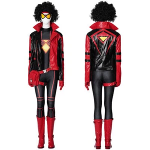 Spider-Woman Across the Spider-Verse Cosplay Costume Jessica Drew Outfit Wig Bag - Picture 1 of 21
