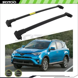 Pair Luggage Carrier Cargo Roof Rack Cross Bar For 2016-2019 Toyota RAV4 - Picture 1 of 7