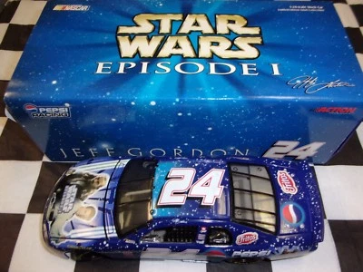 Jeff Gordon #24 Star Wars Episodio 1 1999 Monte Carlo 1:24 Scala Nascar Action - Immagine 1 di 4