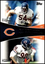 2011 Topps #FF-UP Brian Urlacher / Julius Peppers Faces of the Franchise