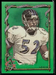 2023 Topps Composite #417 Ray Lewis Allen & Ginter Green Portrait #/250 - Picture 1 of 2