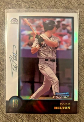 1998 Bowman Chrome - Refractor #119 Todd Helton - Image 1 of 2