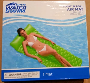 Alfombra de aire plana y rodante para nadar en aguas abiertas 86"" x 33"" verde ENVÍO GRATUITO - Imagen 1 de 1