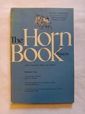 1974 February, The HORN BOOK Magazine, "The Wise Men Of Chelm" (BM101) - Image 1 of 4