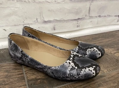 Naturalizer Maxwell Ballet Flats Size 9.5M Slip On Comfort Shoes Gray  - Image 1 of 4