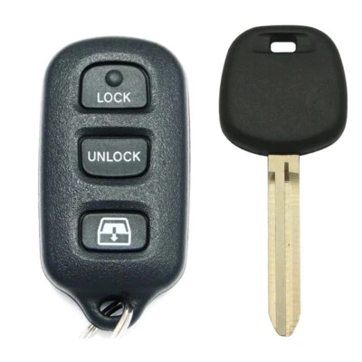 Replacement for Toyota 4Runner 03 2004 2005 2006 2007 2008 2009 Remote Fob + Key - Image 1 of 4