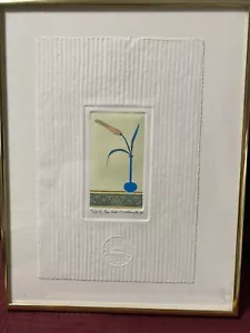 Turkish artist ZEKI FINDIKOGLU numbered 2/100 print “TULIP 2” 1993 - Picture 1 of 12