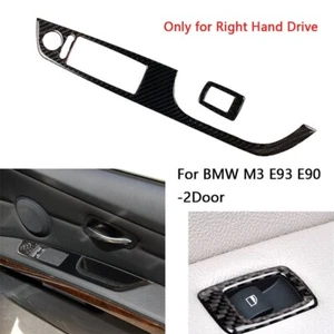 Fits BMW M3 E93 E92 2Door RHD Carbon Fiber Window Lift Switch Button Panel Trim - Picture 1 of 3