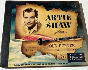 Vintage 1946 78rpm Album. Artie Shaw Plays Cole Porter. 4 Album Set. Musicraft - Imagen 1 de 12