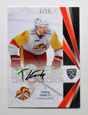 2021-22 Sereal KHL Autograph Jokerit Helsinki #JOK-A01 Tommi Kivisto 03/15