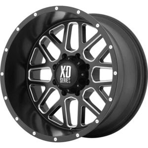 XD XD820 Grenade 20x9 6x120 Satin Black Milled Wheel 20" 18mm Rim For GMC Chevy - Picture 1 of 11