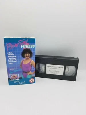 Prime Time Fitness VHS Exercise Tape Used Bev Harris Exercise Vintage Ships Free - Image 1 of 4