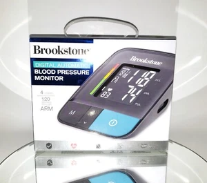Brookstone Digital Automatic Arm Blood Pressure Monitor Heart Rate 4 Users - Picture 1 of 1