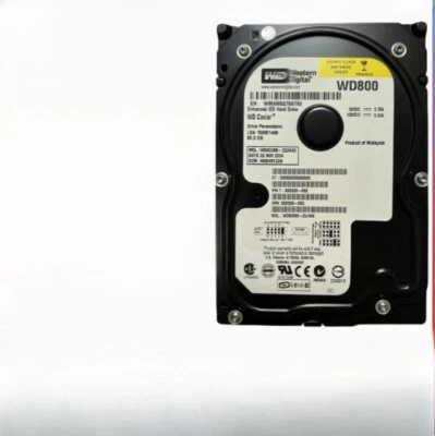 For Western Digital WD800BB desktop 80G parallel IDE hard drive 7200rpm - Image 1 of 3