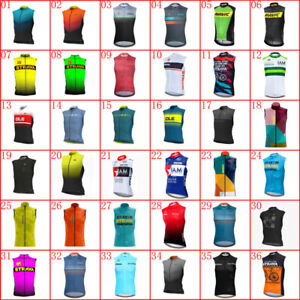 Summer Mens Cycling jersey Sleeveless Tops Pro team Bicycle Clothing Racing Vest