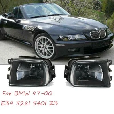 2 PIEZAS Parachoques Delantero Luz Antiniebla Lámpara De Conducción Carcasa Negra Para E39 Z3 BMW 1997-2000 Foto 1 de 4