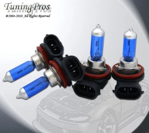 4 pares de bombillas luminosas HID blancas de gas xenón de 12 V 35 W H8 2 pares - Imagen 1 de 1