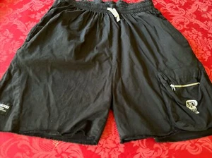 nununu boys Feather Cargo Shorts 12-14Y black New With Tags - Picture 1 of 9