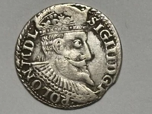 Sigismund III Vasa, 3 Groschen Olkusz 1598 - Picture 1 of 6