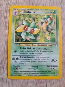 Pokemon Karte Blubella Bellossom Neo Genesis 3/111 Holo Rare TCG Deutsch - Bild 1 von 21