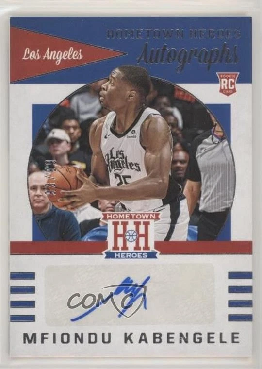 2019-20 Panini Chronicles Hometown Heroes Rookie /99 Mfiondu Kabengele Auto RC - Image 1 of 2