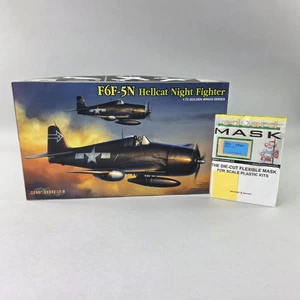 Dragon 1:72 Grumman F6F-5N Hellcat Night Fighter Model Kit 5080 & MASK Open Box - Picture 1 of 9