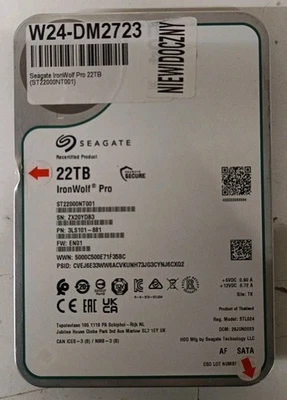 Seagate IronWolf Pro 22TB 3,5-Zoll-SATA-Festplatte ST22000NT001 - Bild 1 von 2
