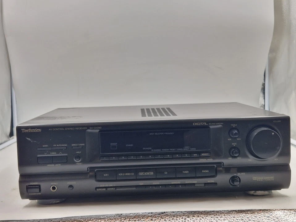Technics SA-GX390 AV Stereo Receiver - Working Cosmetic Wear - Image 1 of 4