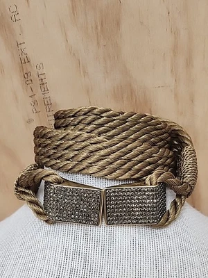 Cinturón Ralph Lauren RL67 cuerda y estrás Foto 1 de 4