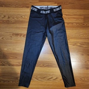 Victoria Secret Sport size M leggings Big Logo Band - Picture 1 of 7
