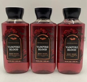 Bath & Body Works Vampire Blood Aloe Vitamin B5 Wash Gel S/3 10 Fl Oz #3000N - Picture 1 of 1