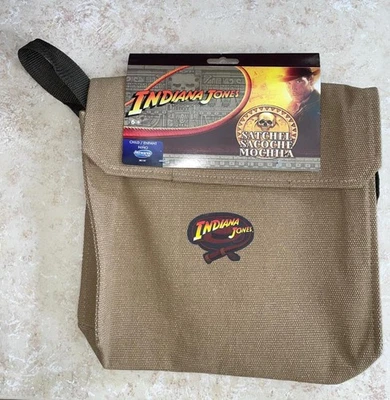 BOLSO DE LONA OFICIAL INDIANA JONES CARTERA ACCESORIO DE DISFRAZ UTILERÍA JWC1197 NUEVO Foto 1 de 3