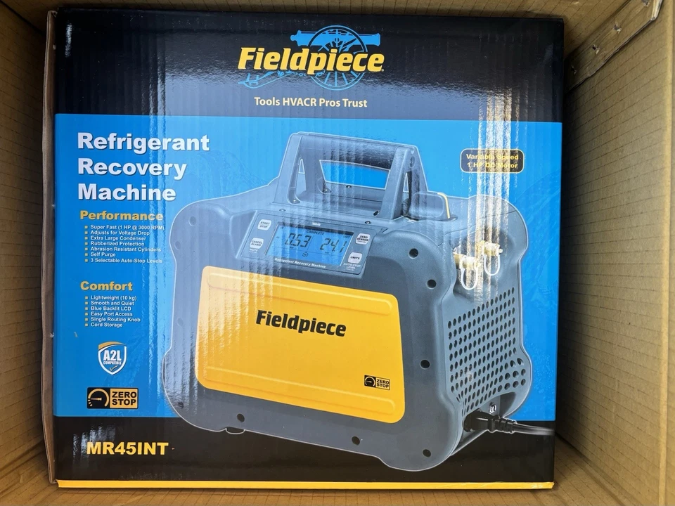 Fieldpiece MR45INT Digital Recovery Machine - Image 1 of 1