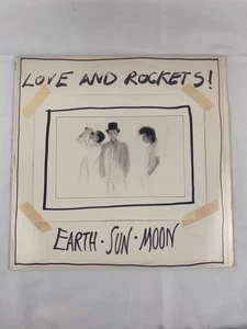Love And Rockets Earth Sun Moon vinyl 1987 Big Time Red Label 6058-1-B VG+/VG+ - Picture 1 of 7